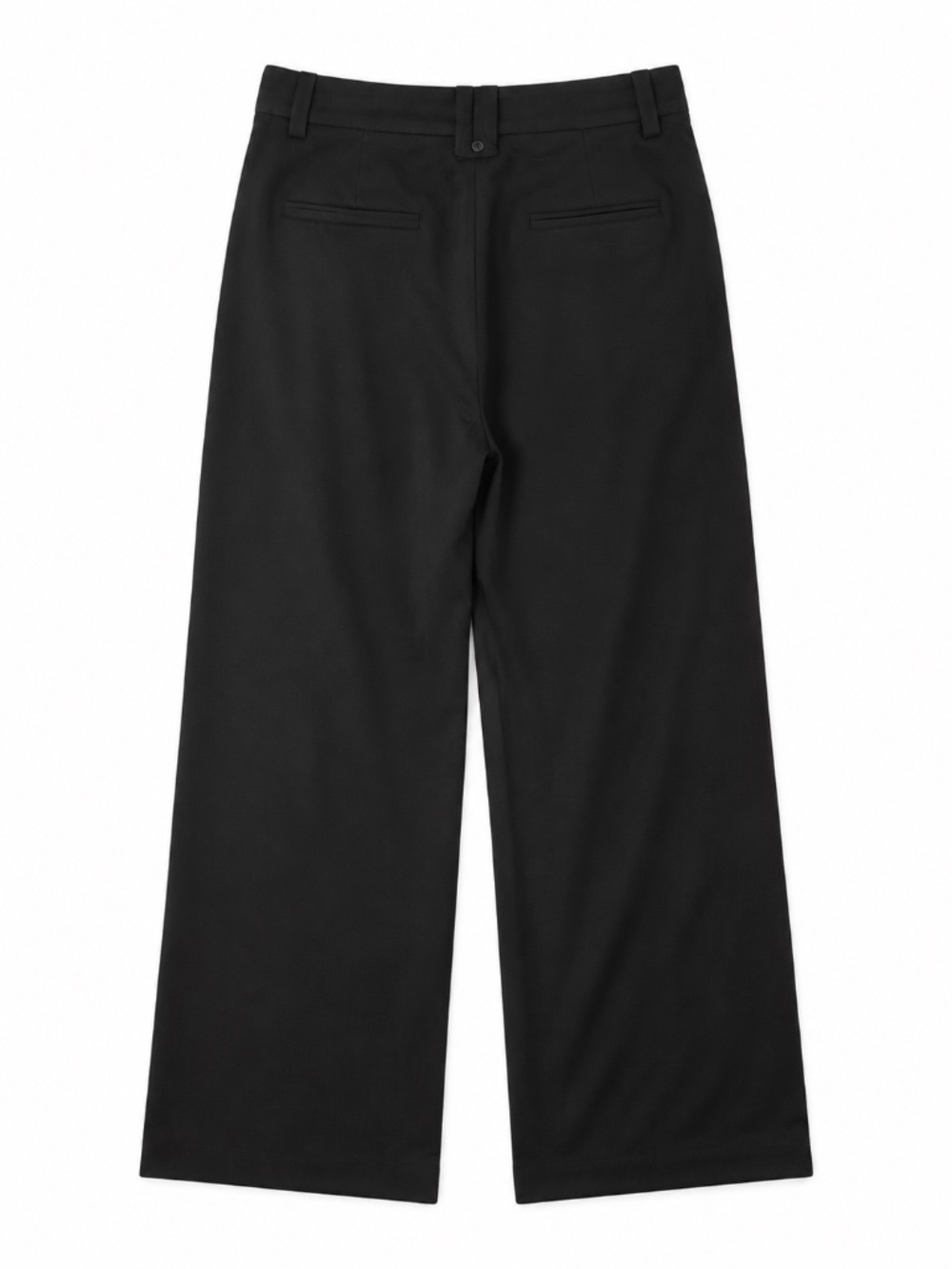 PENNYBLACK Black Pleated Wide Leg Trousers Size 2